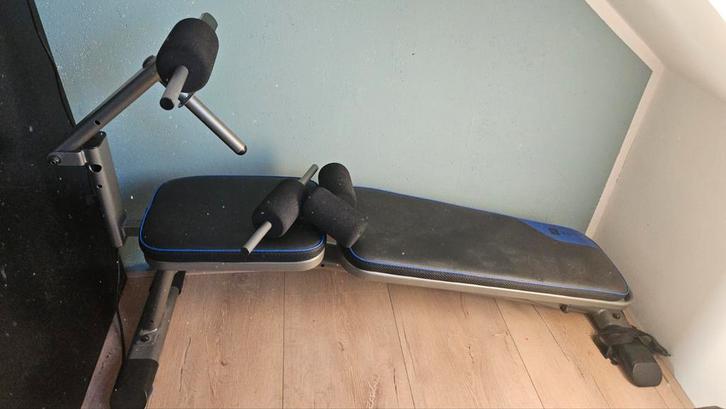 Domyos Opdrukbank - Perfect voor Thuisgym, Sport en Fitness, Fitnessapparatuur, Gebruikt, Krachtstation, Armen, Borst, Buik, Rug