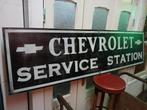 CHEVROLET service station reclamebord, Ophalen, Reclamebord, Gebruikt, Info@chevy.nl