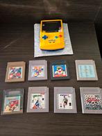 Gameboy color + games, Spelcomputers en Games, Spelcomputers | Nintendo Game Boy, Verzenden, Zo goed als nieuw, Game Boy Color