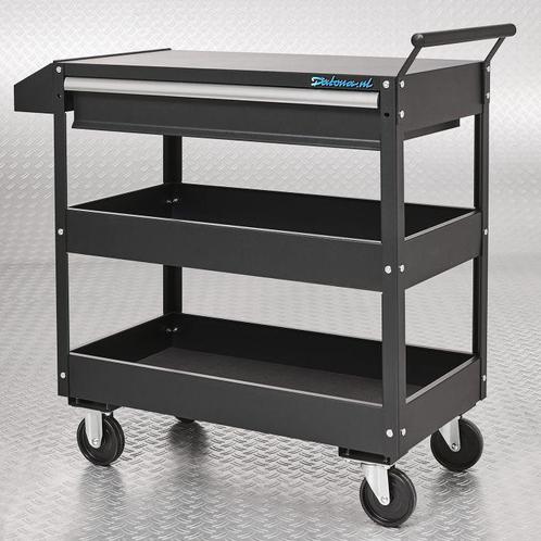 Werkplaats trolley , transportkar - zwart, Auto diversen, Autogereedschap, Zo goed als nieuw, Ophalen