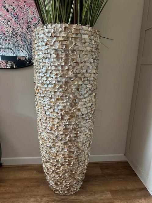 Zeer grote schelpen vaas 120 cm hoog, Huis en Inrichting, Woonaccessoires | Zuilen en Pilaren, Zo goed als nieuw, Ophalen