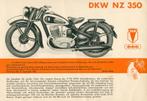 Gezocht: DKW NZ 350 Motorfiets & Onderdelen, Motoren, Onderdelen | Oldtimers, Ophalen of Verzenden