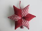 Rode stoffen kerstster Annekabouke kerstpiek, Diversen, Kerst, Ophalen of Verzenden, Zo goed als nieuw