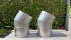 Metaloterm AT 30 graden bocht 130mm 2 stuks, Bochten, Pvc, Nieuw, Ophalen of Verzenden