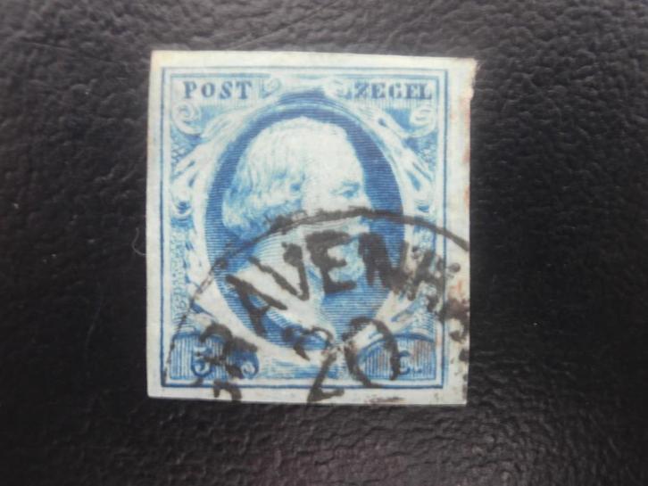 NL 1852; KONING WILLEM III NVPHNR 1, Postzegels en Munten, Postzegels | Nederland, Gestempeld, T/m 1940, Verzenden