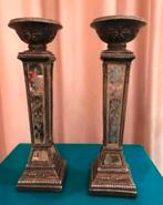 2 Barok kandelaars, Antiek en Kunst, Antiek | Kandelaars, Ophalen of Verzenden, Koper of Brons