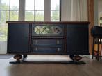 Mooi vintage dressoir, Huis en Inrichting, Kasten | Dressoirs, Ophalen, Zo goed als nieuw, 50 tot 75 cm, Glas