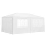 Partytent met 6 zijwanden 6x3x2,55 m, kleur wit, Tuin en Terras, Opvouwbaar, Partytent, Minder dan 4 meter, Ophalen of Verzenden