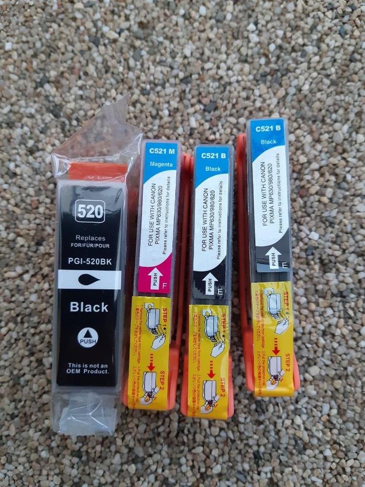 Cartridges inktpatronen Canon kleuren en zwart, Computers en Software, Printerbenodigdheden, Nieuw, Cartridge, Ophalen of Verzenden