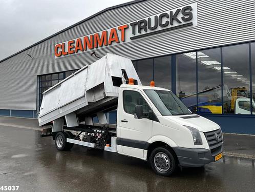 Volkswagen Crafter 2.5 TDI Terberg zijlader Just 115.247 Km!, Auto's, Vrachtwagens, Te koop, ABS, Airconditioning, Elektrische ramen