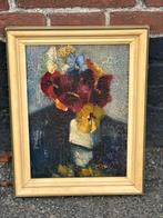 Schilderij met viooltjes, Ophalen of Verzenden