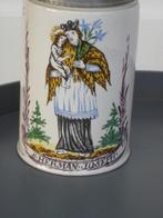 Bierpullen met tinnen deksel - Küppers Brauerei Köln '90, Antiek en Kunst, Ophalen of Verzenden