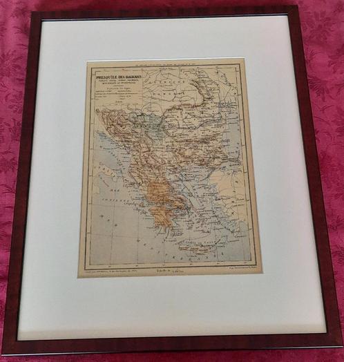 Landkaart Balkan 1, Boeken, Atlassen en Landkaarten, Zo goed als nieuw, Landkaart, Europa Overig, 1800 tot 2000, Ophalen
