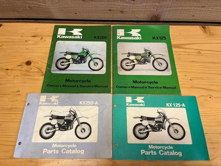 Parts en workshop manuals Yamaha en Kawasaki cross, Auto diversen, Handleidingen en Instructieboekjes, Ophalen