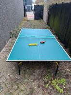 Pingpong tafel met toebehoren, Sport en Fitness, Tafeltennis, Ophalen, Zo goed als nieuw