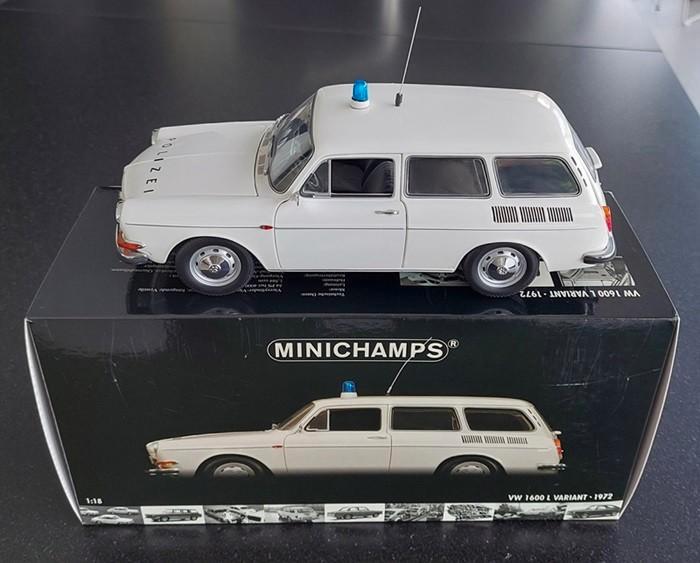 Minichamps VW 1600 L Variant 1972 1:18, Hobby en Vrije tijd, Modelauto's | 1:18, Gebruikt, Auto, MiniChamps, Ophalen of Verzenden