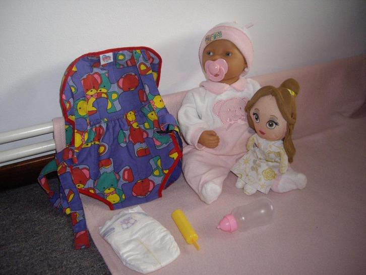baby pop interactief met acc, Kinderen en Baby's, Speelgoed | Poppen, Zo goed als nieuw, Babypop, Ophalen of Verzenden
