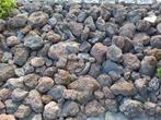 Partij Lava stenen 2,5 / 3 kuub, Tuin en Terras, Grind, Keien en Split, Ophalen, Gebruikt, Bruin, Kei