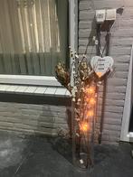 Grote glazen vaas met verlichting, Huis en Inrichting, Woonaccessoires | Zuilen en Pilaren, Ophalen, Gebruikt