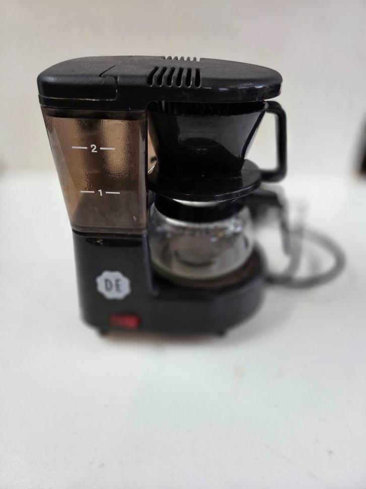 Douwe Egbert 2 kops koffiezetapparaat met extra kannetje, Witgoed en Apparatuur, Koffiezetapparaten, Gebruikt, Gemalen koffie