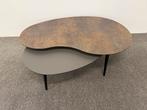 Toffe HPL salontafel set roest & antraciet, 100 tot 150 cm, Rond, Zo goed als nieuw, Info@betaalbaar-design.nl