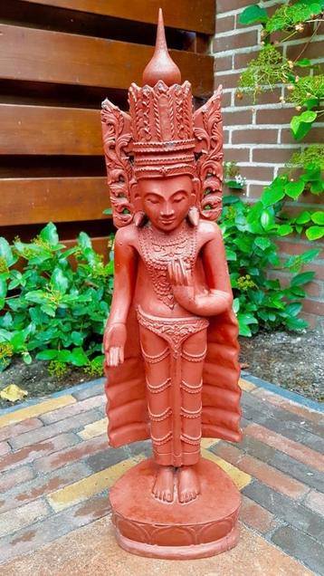JAMBUPATI (KROON)BOEDDHA BEELD 71 CM (rond 1960) beschikbaar voor biedingen