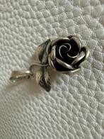 Q343/Vintage Zilveren TEKA Roos Hanger, Gebruikt, Verzenden, X, Zilver