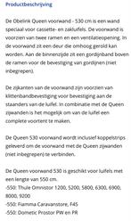Obelink Queen Voorwand 530 - Thule, Fiamma, Dometic, Caravans en Kamperen, Ophalen of Verzenden, Gebruikt