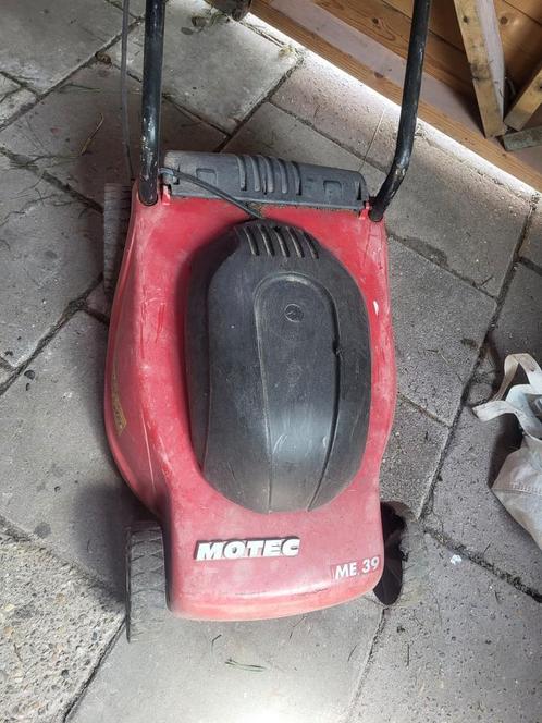 MOTEC ME 39 Elektrische Grasmaaier, Tuin en Terras, Grasmaaiers, Gebruikt, Elektrische grasmaaier, 30 t/m 39 cm, Cirkelmaaier