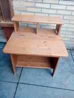 Vintage Houten Kinderbureau met Opbergruimte, Huis en Inrichting, Bureaus, Ophalen, Gebruikt, Bureau