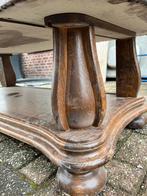 Vintage ovale eiken salontafel, Ophalen, Gebruikt, 100 tot 150 cm, Eikenhout