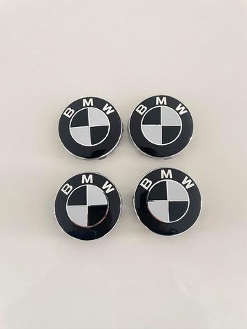 BMW wiel naafdoppen 68mm zwart-wit nieuw  beschikbaar voor biedingen