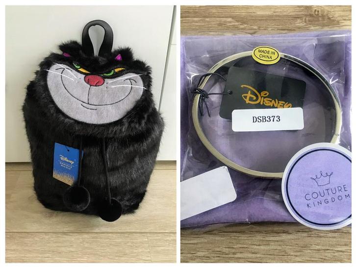 Disney villains Daniëlle Nicole Lucifer rugtas & armband, Verzamelen, Disney, Nieuw, Tas, Koffer of Zak, Assepoester of Belle
