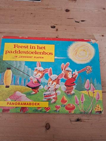 Feest in het paddestoelenbos - Panorama Pop-up Boek beschikbaar voor biedingen