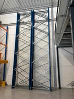 Stelling 8 vakken 7.25 meter hoogte 1.40 diep 24 liggers, Ophalen