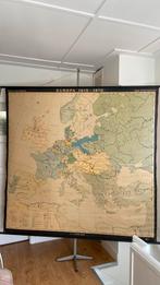 Zeer grote schoolkaart Europa 1815 a 1870 dr. Hans Krabusch, Antiek en Kunst, Antiek | Schoolplaten, Ophalen, Geschiedenis