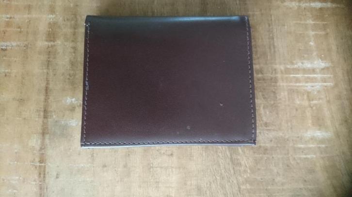 Nieuwe bruine Portemonnee Nieuw Beurs bruin leer leder leren, Sieraden, Tassen en Uiterlijk, Portemonnees, Nieuw, Bruin, Leer
