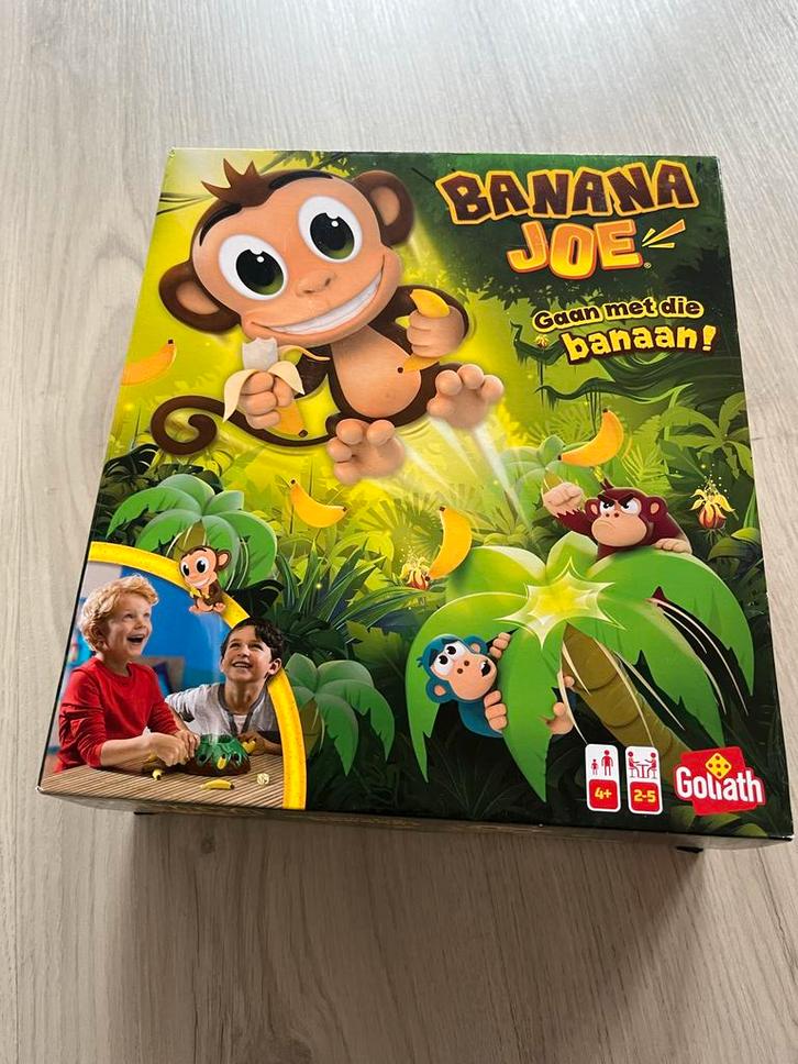 Banaan Joe - Leuk en snel reactiespel!, Hobby en Vrije tijd, Gezelschapsspellen | Bordspellen, Gebruikt, Een of twee spelers, Ophalen of Verzenden