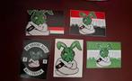 5x sticker de groene haas, Verzamelen, Stickers, Ophalen of Verzenden, Nieuw