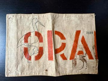 Orginele WWII N.B.S ‘ORANJE’ armband Den Haag beschikbaar voor biedingen
