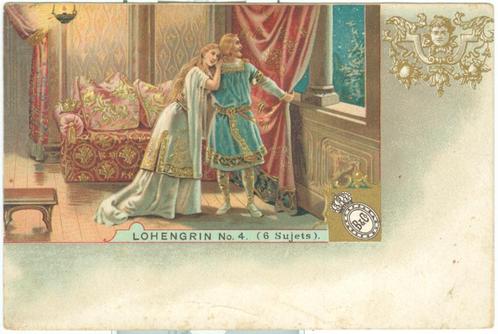 6 prentkaarten Duitse opera's Wagner, Verzamelen, Foto's en Prenten, Zo goed als nieuw, Prent, Overige onderwerpen, Voor 1940