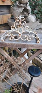 Gietijzeren brocante tuinslanghouder/ haspel/ tuinhaspel, Tuin en Terras, Tuinslangen, Ophalen of Verzenden, Zo goed als nieuw