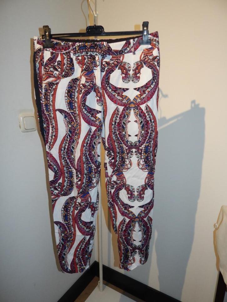 Antik Batik prachtige broek in kleur soort paisley look L, Kleding | Dames, Broeken en Pantalons, Zo goed als nieuw, Maat 42/44 (L)