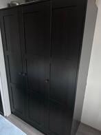 Rakkeestad kledingkast, zwartbruin, zo goed als nieuw, 100 tot 150 cm, Ophalen of Verzenden, Zo goed als nieuw, 150 tot 200 cm