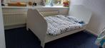 Prachtig compleet wit juniorbed met toebehoren!, Ophalen, Gebruikt, Eenpersoons, Wit