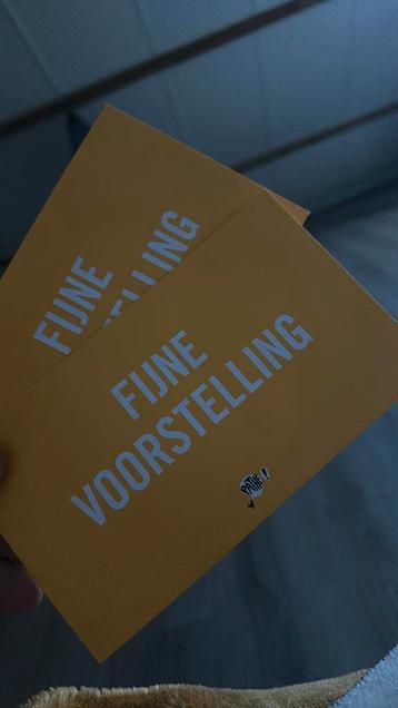 2 twee bioscoop ticket beschikbaar voor biedingen