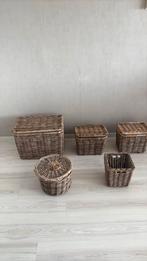 Wilgentenen manden set, Ophalen, Gebruikt, Mand, Rond