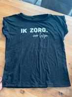 Rustaagh tshirt met print ik zorg voor wijn mt M 38 zwart, Kleding | Dames, Maat 38/40 (M), Ophalen of Verzenden, Zo goed als nieuw