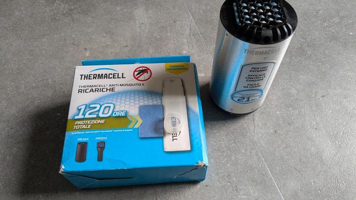 THERMACELL Diffuser tegen muggen en tijgermuggen, Caravans en Kamperen, Kampeeraccessoires, Zo goed als nieuw, Ophalen of Verzenden