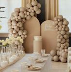 Babyshower - decoratie setting - beige - styling - ballonen, Ophalen, Zo goed als nieuw, Overige